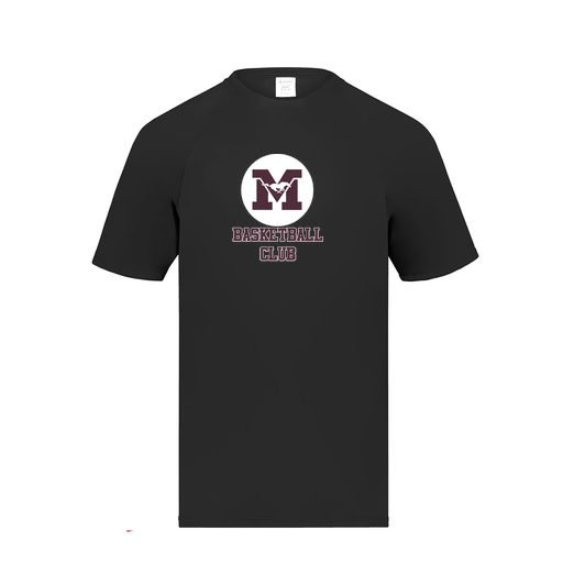[2790.080.S-LOGO1] Men's Smooth Sport T-Shirt (Adult S, Black)