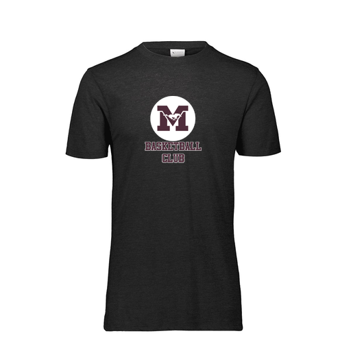 [FTSCUBBK-YS-LOGO1] Decker Youth Tri-Blend T-Shirt - Short Sleeve (Youth S, Black, Logo 1)