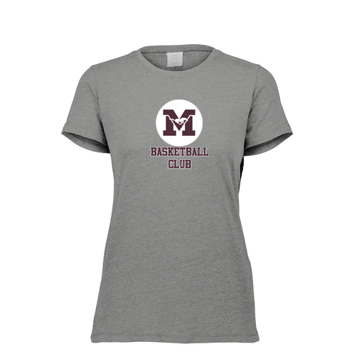 [FTSCUBGY-FAXS-LOGO1] Decker Women's Tri-Blend T-Shirt - Short Sleeve (Female Adult XS, Gray, Logo 1)