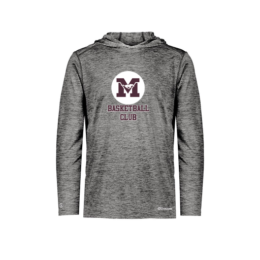 [CUS-DFW-CHGHOOD-PER-LSL-BLK-AS-LOGO1] Men's Charge Hoodie (Adult S, Black)