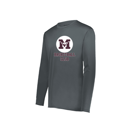 [222822.059.XS-LOGO1] Men's LS Smooth Sport Shirt (Adult XS, Gray)