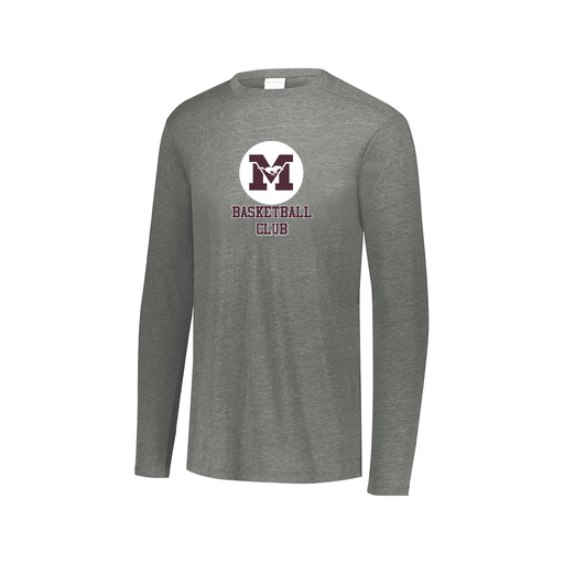 [3075.013.XS-LOGO1] Men's LS Ultra-blend T-Shirt (Adult XS, Gray)