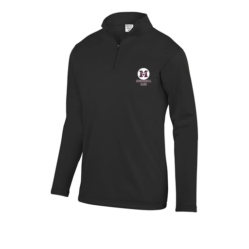 [FOLQFFBK-AS-LOGO1] Decker Men's FlexFleece 1/4 Zip (Adult S, Black)