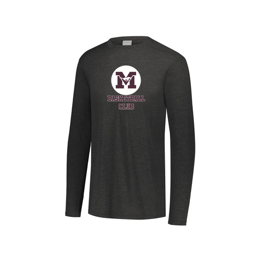 [3076.K94.S-LOGO1] Youth LS Ultra-blend T-Shirt (Youth S, Black)