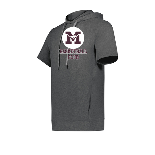 [222605-GRY-YS-LOGO1] YOUTH VENTURA SOFT KNIT SHORT SLEEVE HOODIE (Youth S, Gray)