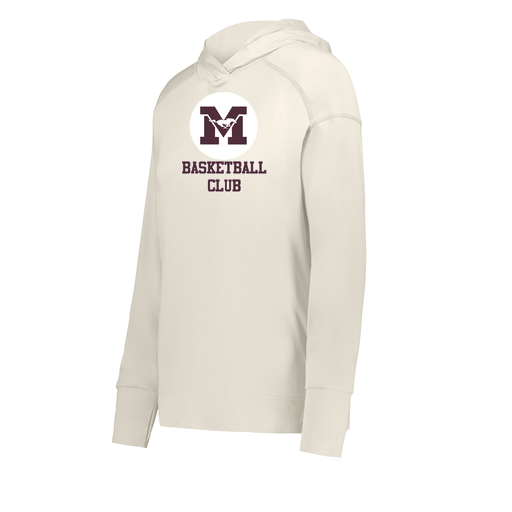 [222798-WHT-FAXS-LOGO1] Ladies Ventura Thin Knit Hoodie (Female Adult XS, White)